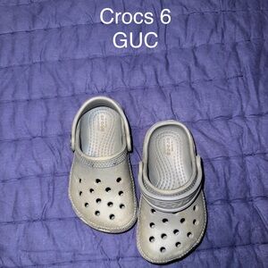 Grey Crocs